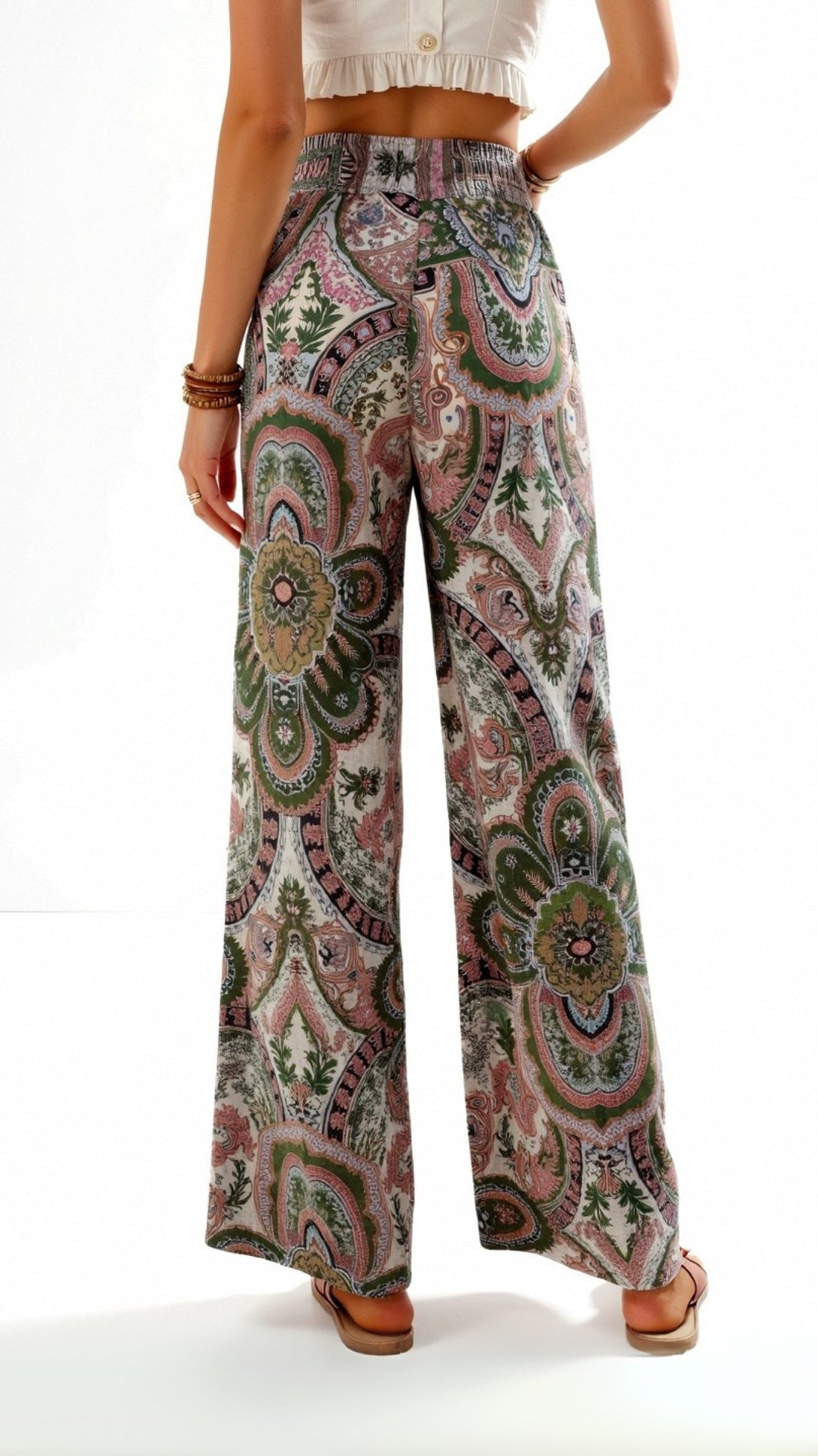 Pam Paisley Fashion Pants for a Stylish and Elegant Look