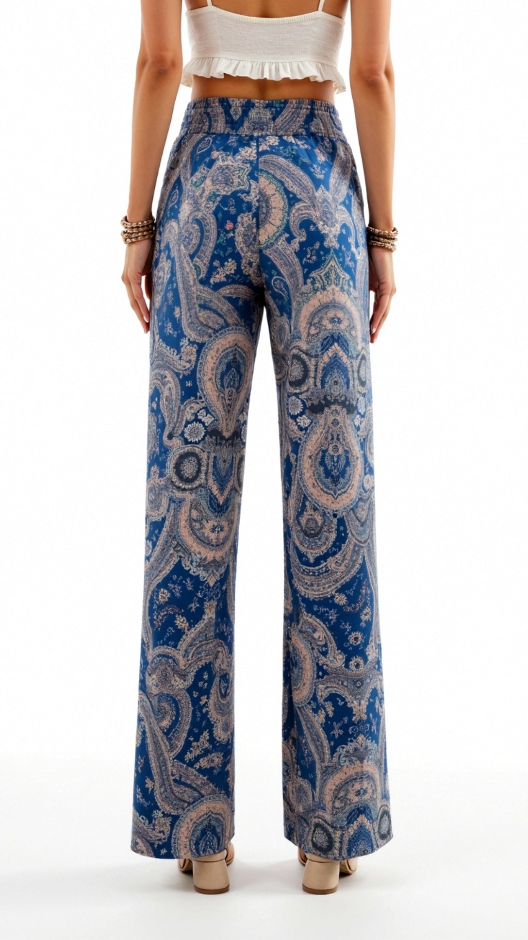 Pam Paisley Fashion Pants for a Stylish and Elegant Look