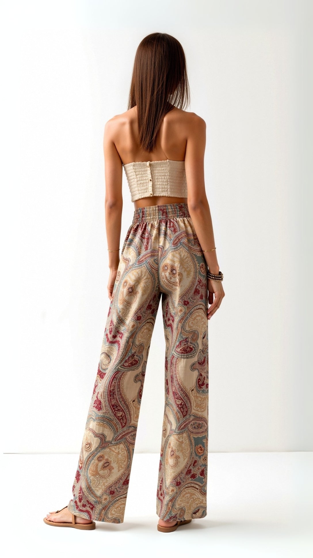 Pam Paisley Fashion Pants for a Stylish and Elegant Look