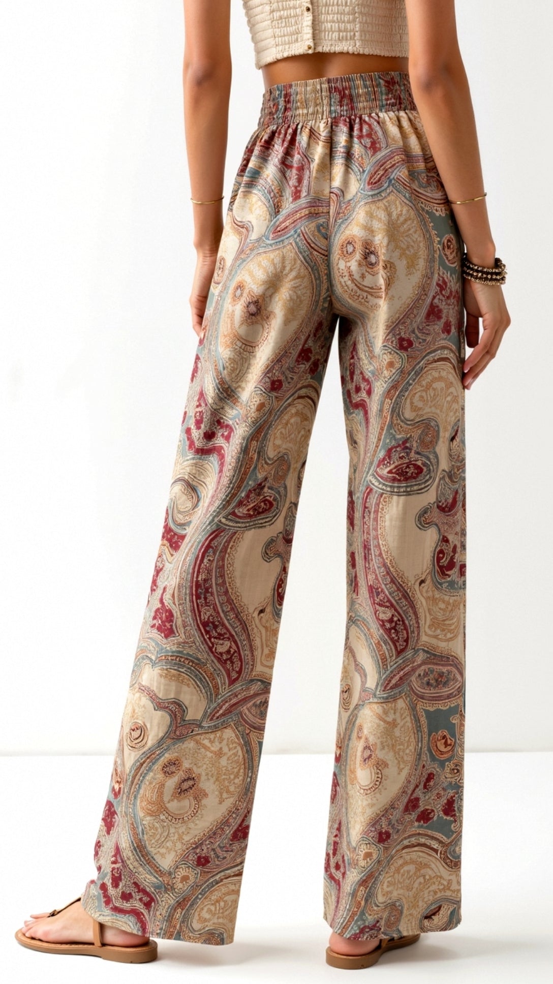 Pam Paisley Fashion Pants for a Stylish and Elegant Look