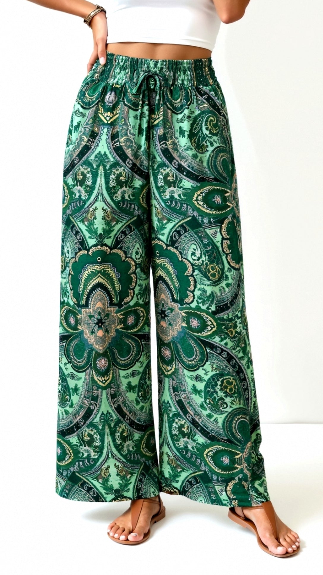 Pam Paisley Fashion Pants for a Stylish and Elegant Look