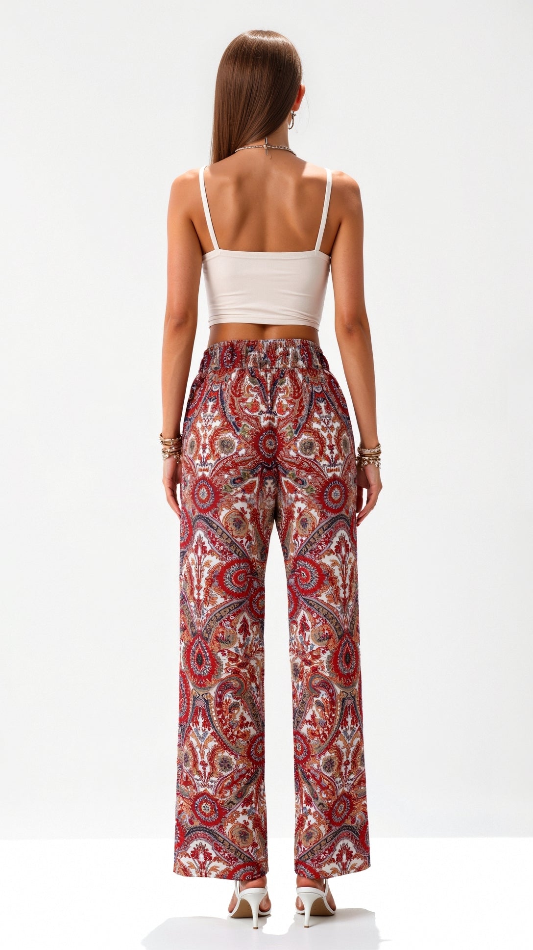 Pam Paisley Fashion Pants for a Stylish and Elegant Look