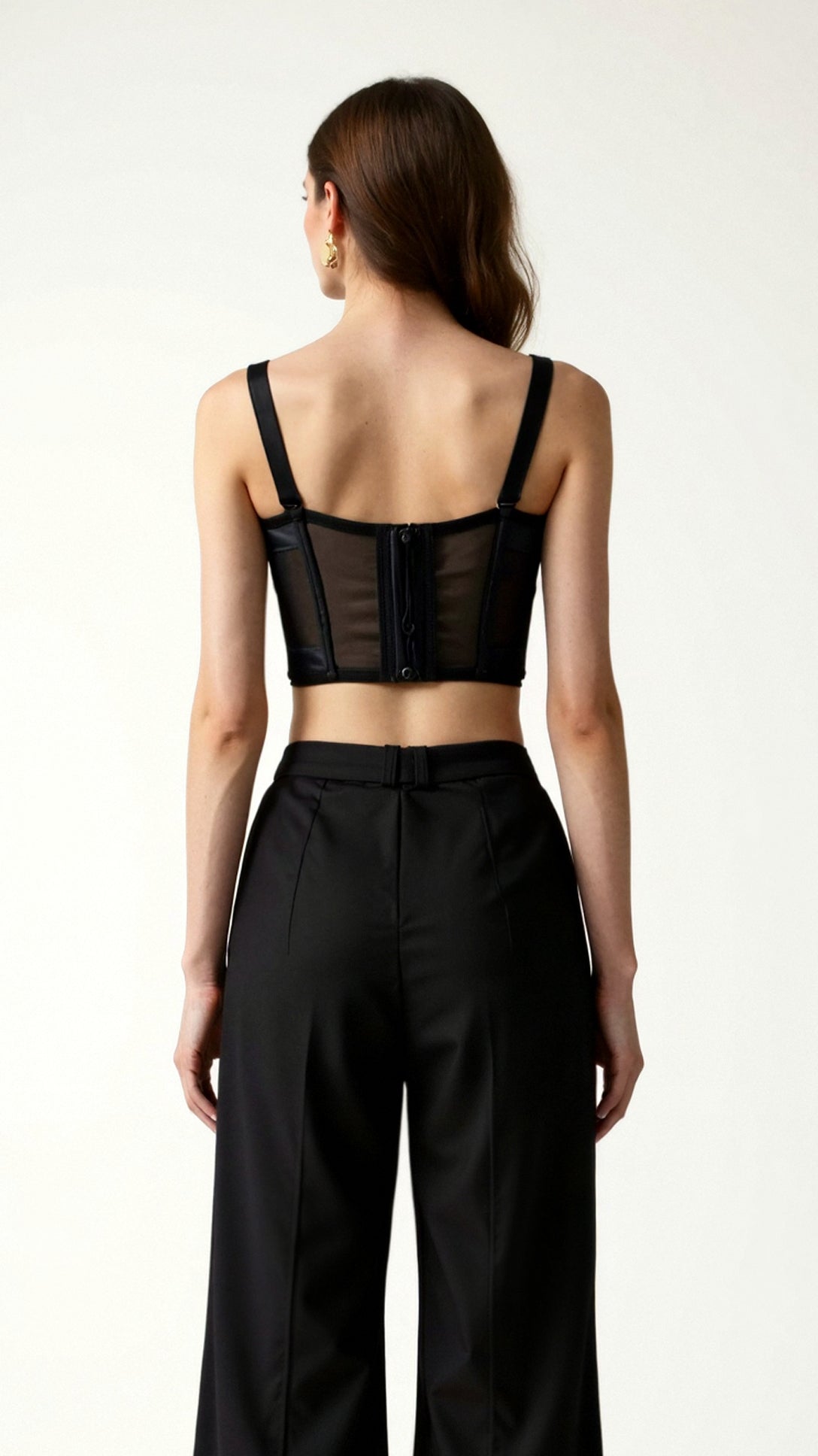 Top Court Penelope Elegant Corset Crop Top
