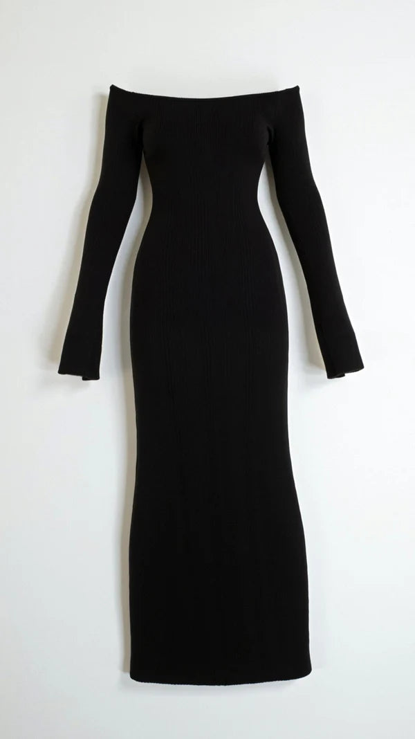 Quinlan Maxi Off-Shoulder Bodycon Dress