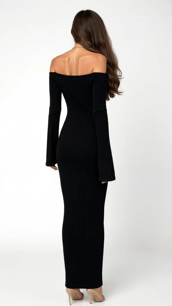 Quinlan Maxi Off-Shoulder Bodycon Dress