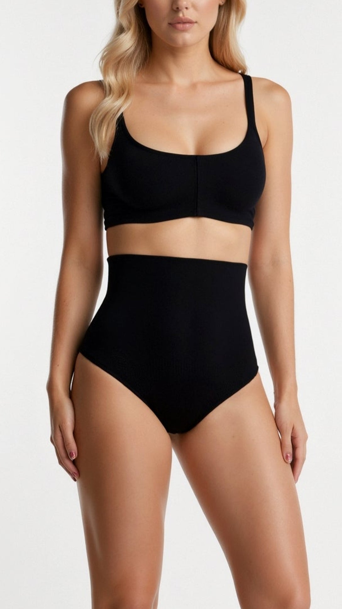 High-waisted seamless shaping shorts