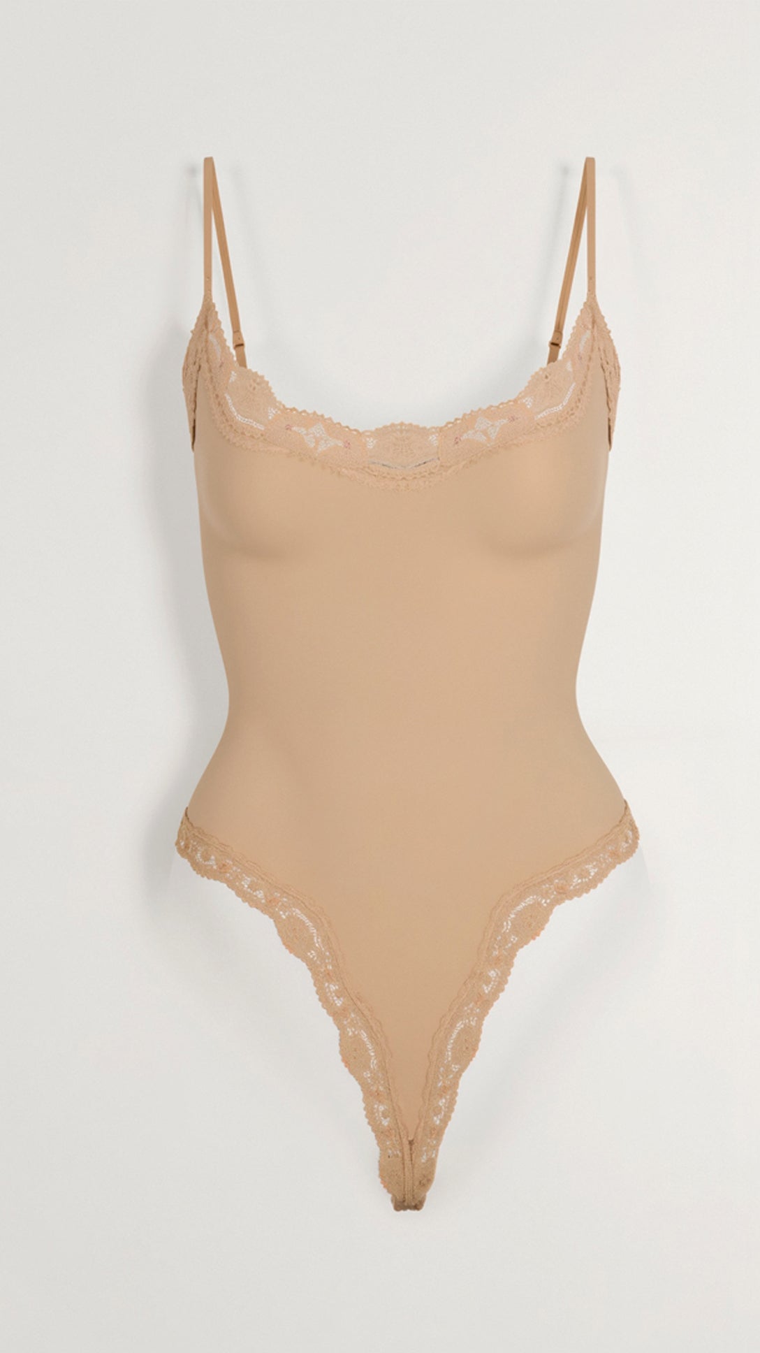 Seamless lace body and thong for a sexy and comfortable style