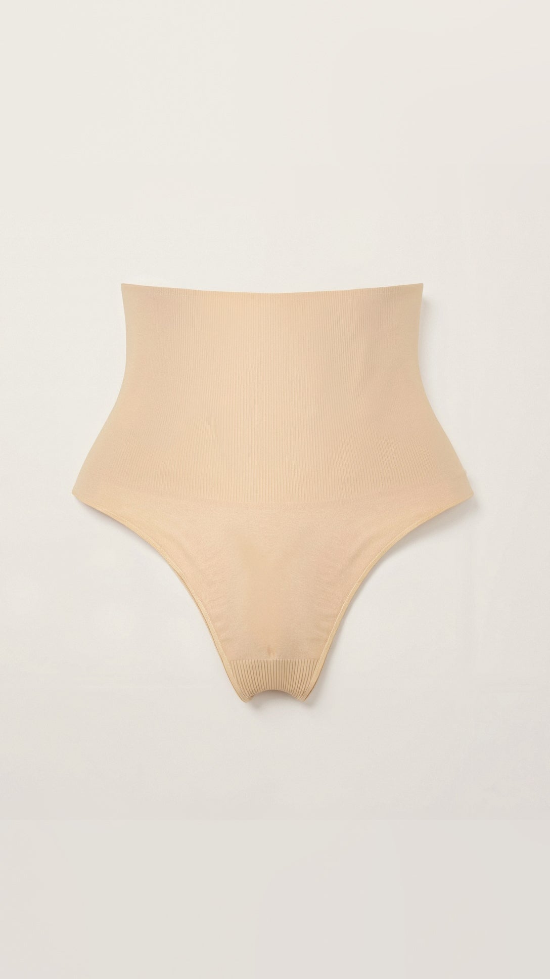 Mid-rise seamless thong slip